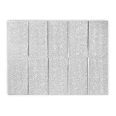 Evibell® Obojestranska igralna podloga 150x190 Dots/City Grey in Milestone odejica Blue