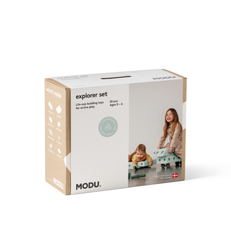 Modu® Explorer set - Ocean Mint/Forest Green