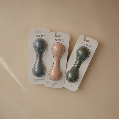 Slika za Mushie® Silikonska zvećka Blush