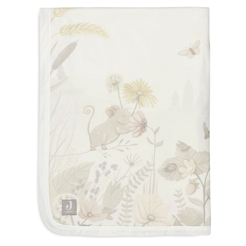 Immagine di Jollein® Coperta di cotone Dreamy Mouse/Velvet Fleece 100x150