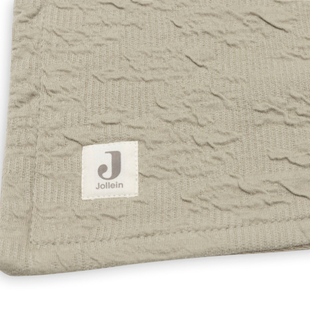 Immagine di Jollein® Coperta di cotone Soft Waves Olive Green 75x100
