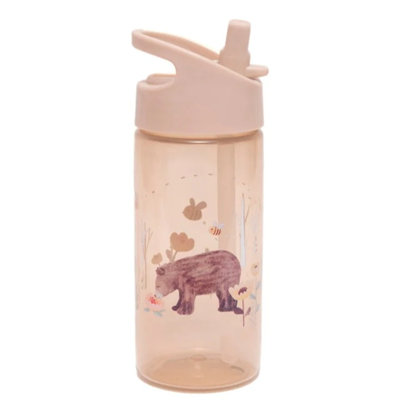Petit Monkey® Steklenička s slamico Humming Bear White Stars