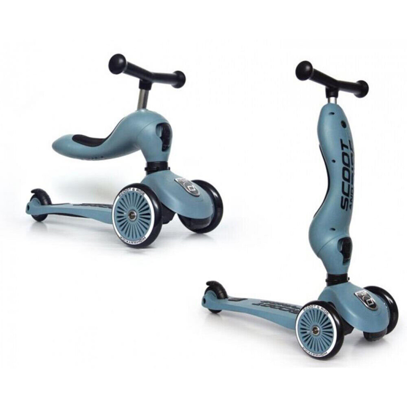 Scoot & Ride® Otroški poganjalec in skiro Highwaykick 1 Steel