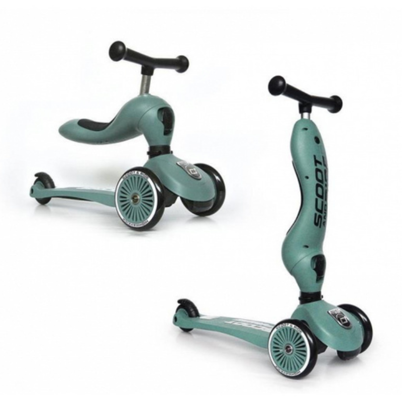 Immagine di Scoot & Ride® Bici senza pedali e monopattino 2 in 1 Highwaykick 1 Forest