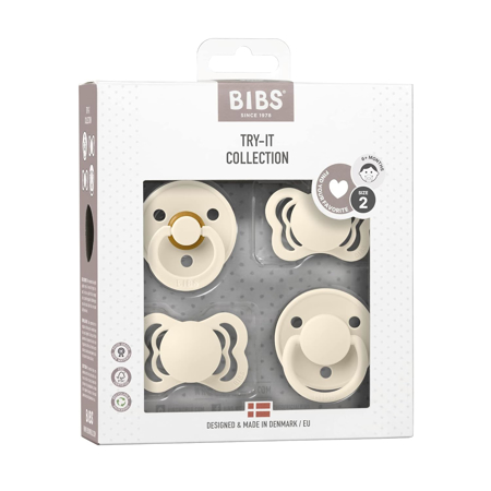 Bibs® Set dud Ivory Try-It Collection 6+