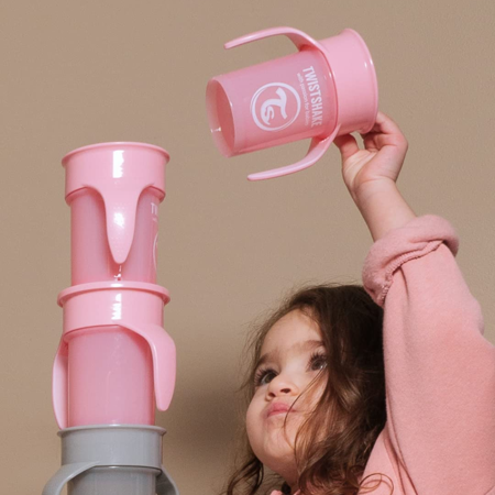 Twistshake® 360 Lonček za učenje pitja 230ml Pink