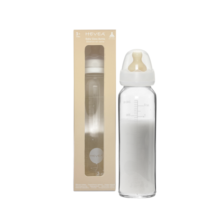 Hevea® Steklenička za dojenčke 240 ml (3-24M)