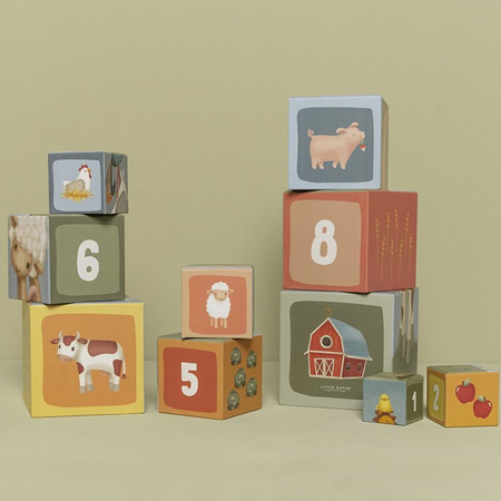 Little Dutch® Piramida iz kock Little Farm
