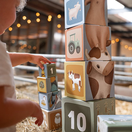 Little Dutch® Piramida iz kock Little Farm