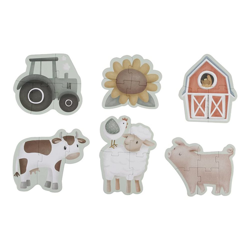 Little Dutch® Puzzle Little Farm 6v1