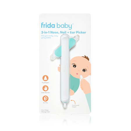 Fridababy®  3v1 Pripomoček za čiščenje nosu, ušes in nohtov