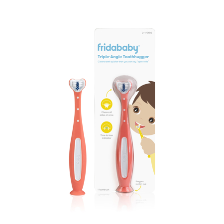 Fridababy®  Trikotna otroška zobna ščetka - Pink