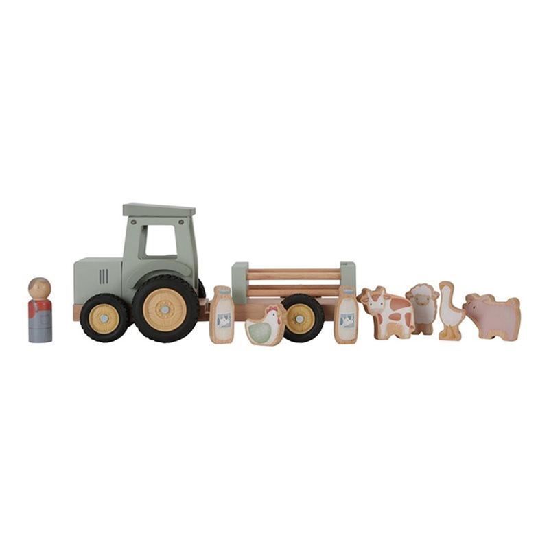 Little Dutch® Lesen traktor s prikolico