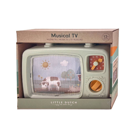 Little Dutch® Glasbeni televizor Farm Musical TV