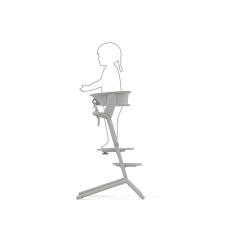 Cybex® Učni stolp za otroški stolček Lemo Grey