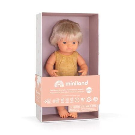 Slika Miniland® Punčka s slušnim aparatom 38cm