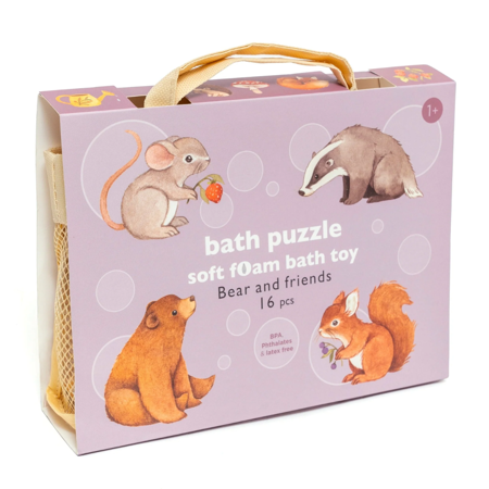 Slika Petit Monkey® Penaste puzzle za kopel Bear and Friends