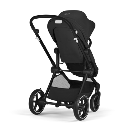 Cybex® Otroški voziček 2v1 Eos™ Lux Moon Black (Black Frame)