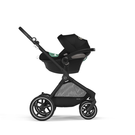 Slika za Cybex® Dječja kolica 2v1 Eos™ Lux Moon Black (Black Frame)