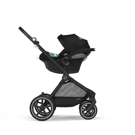 Cybex® Otroški voziček 2v1 Eos™ Lux Moon Black (Black Frame)