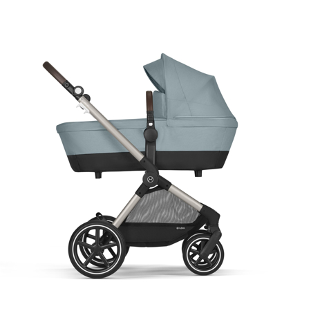 Cybex® Otroški voziček 2v1 Eos™ Lux Sky Blue (Taupe Frame)