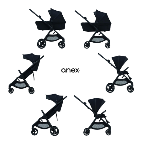 Slika Anex® Otroški voziček 6v1 IQ Basic (0-22kg) Nyx