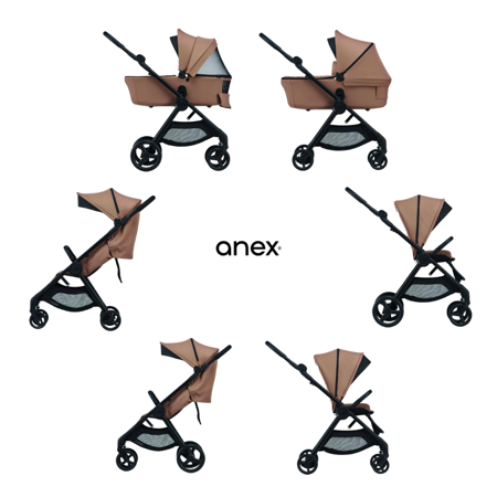 Anex® Otroški voziček 6v1 IQ Basic (0-22kg) Sienna