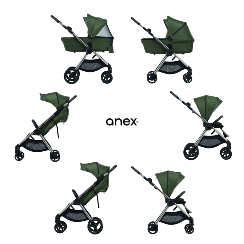 Anex® Otroški voziček 6v1 IQ (0-22kg) Richi