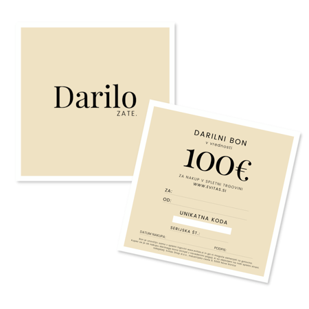 Darilni bon v vrednosti 100€