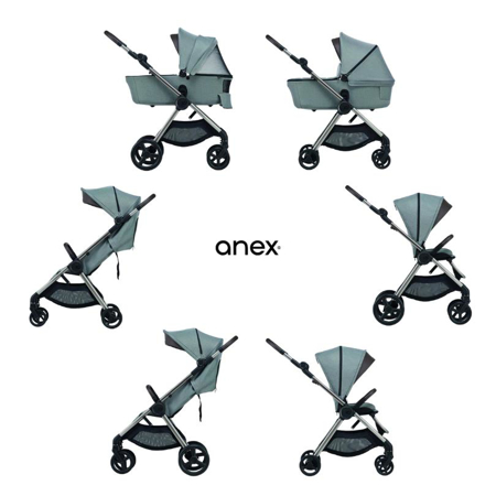 Slika Anex® Otroški voziček 6v1 IQ (0-22kg) Pure