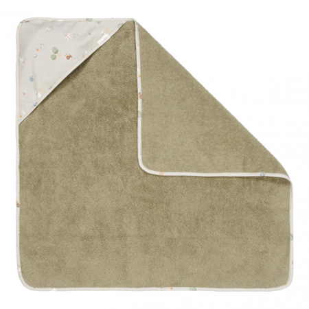 Little Dutch® Hooded towel Little Farm 75x75