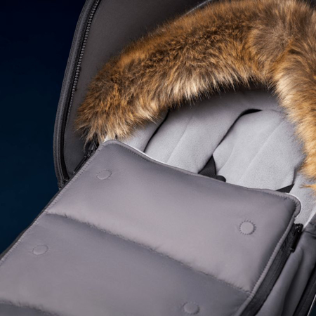 Anex® Zimska vreča za voziček HUG 6+ Dark Grey