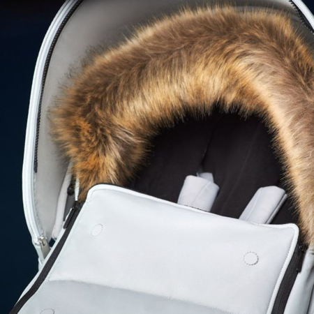 Anex® Zimska vreča za voziček HUG 6+ Light Grey