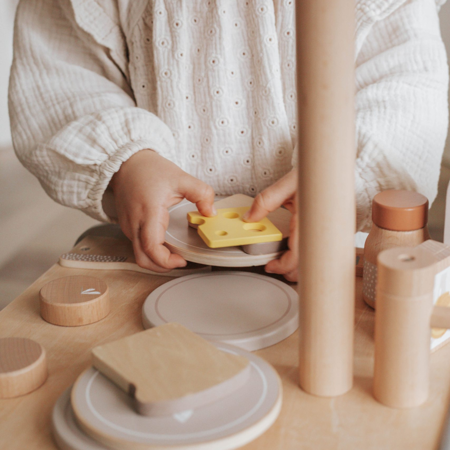 Immagine di Label Label® Tostapane in legno Nougat