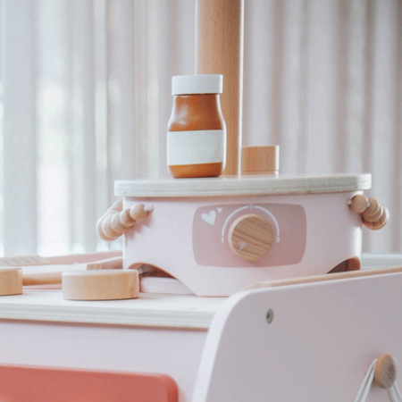 Immagine di Label Label® Set per crepes in legno Pink