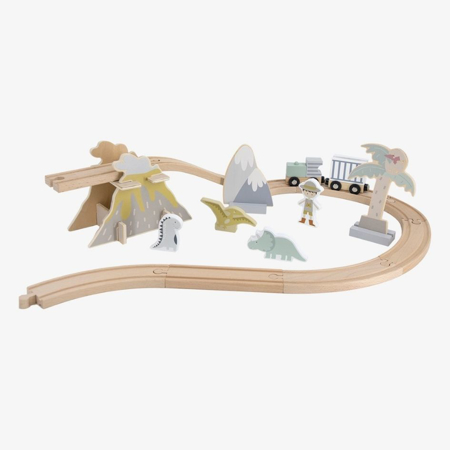 Tryco® Podaljšek za lesen set železniška postaja Dinosaurs