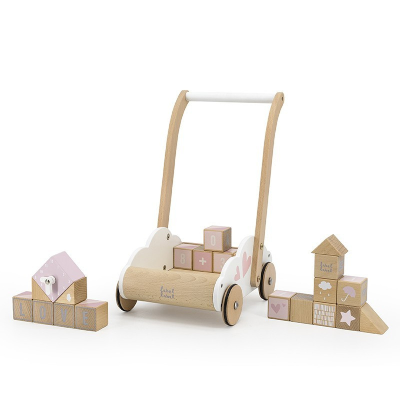 Picture of Label Label® Educational Babywalker Pink