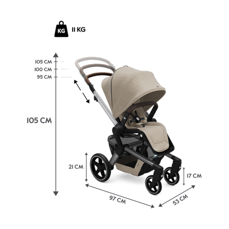 Immagine di Joolz® Hub™+ Passeggino Timeless Taupe