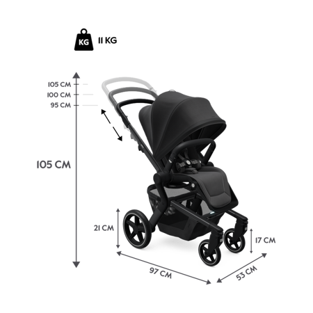 Slika za Joolz® Hub™+ Dječja kolica Brilliant black