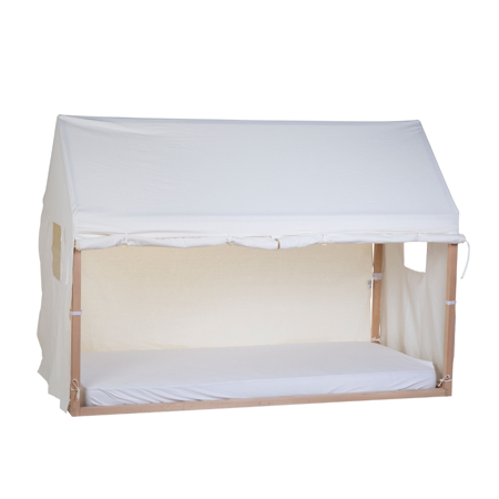 Childhome® Prevleka za posteljni okvir hiška White 90x200