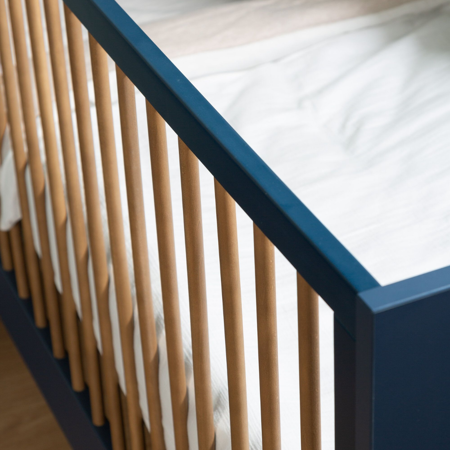 Childhome® Otroška posteljica 70x140 cm Bold Blue