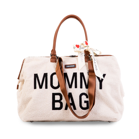 Childhome® Previjalna torba Mommy Bag Teddy Off White