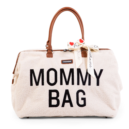 Slika Childhome® Previjalna torba Mommy Bag Teddy Off White