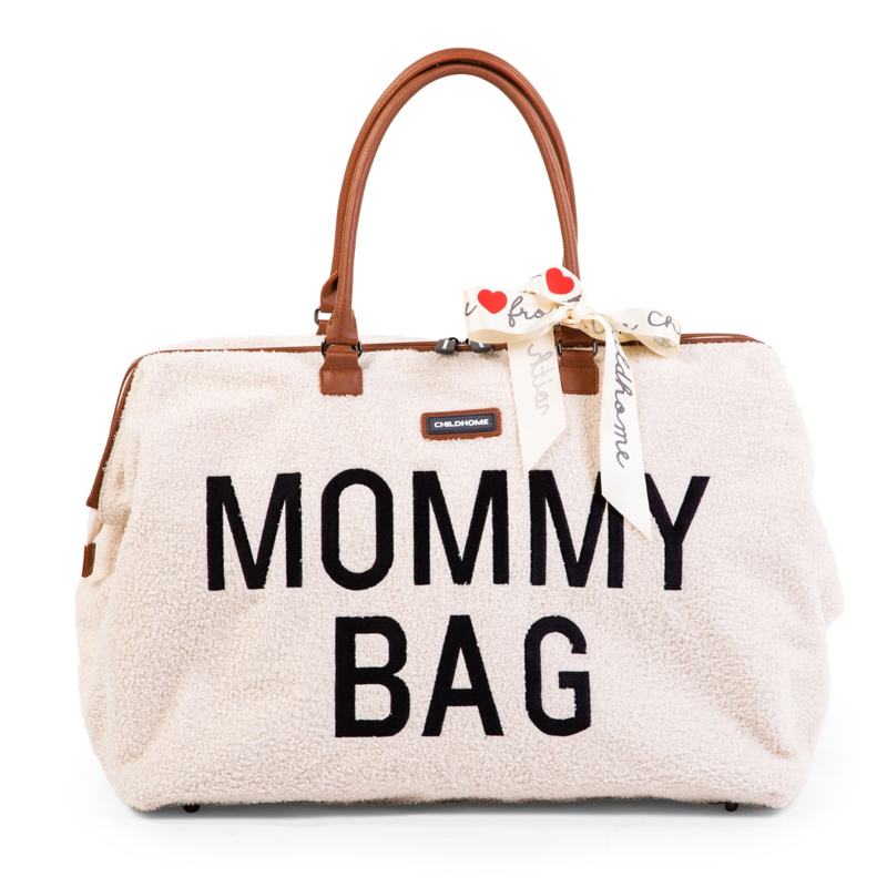 Childhome® Previjalna torba Mommy Bag Teddy Off White