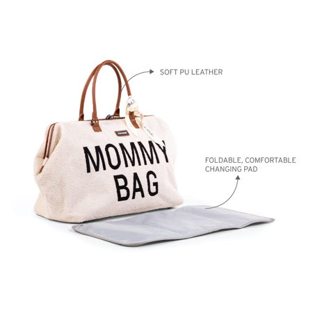 Childhome® Previjalna torba Mommy Bag Teddy Off White