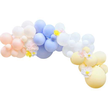 Ginger Ray® Lok iz balonov s papirnatimi rožami Flowers