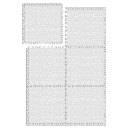 Slika za Evibell® Podloga za igranje 120x180 Geometric Grey