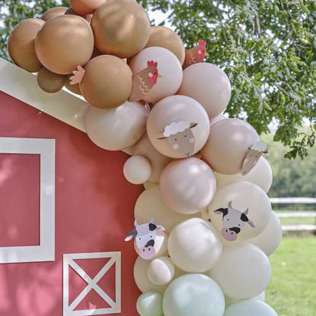 Ginger Ray® Lok iz balonov Farm Animals