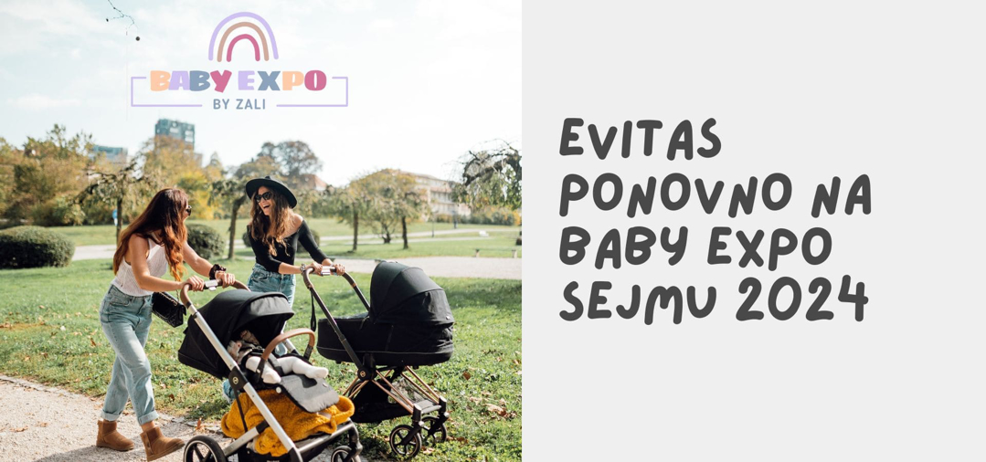 Evitas se ponovno predstavlja na sejmu Baby Expo 2024!