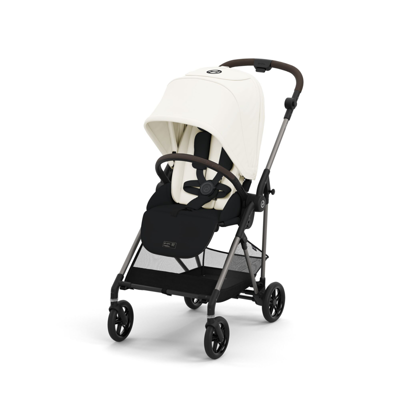 Cybex® Otroški voziček Melio™ (0-15 kg) Canvas White (Taupe Frame)